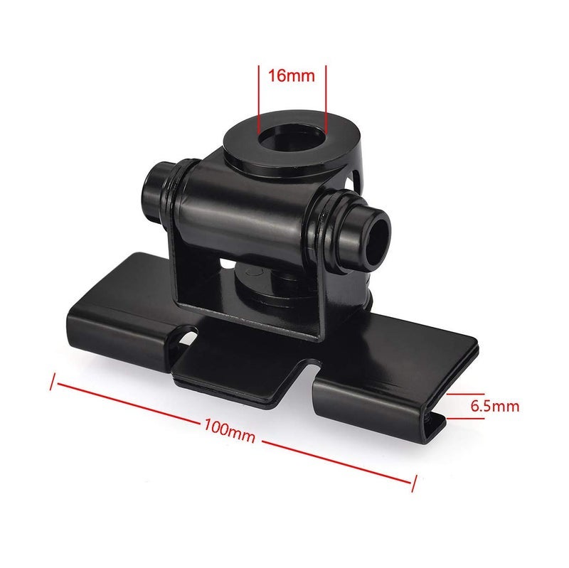 Bingfu Vehicle CB Radio Mobile Radio Antenna Mounting Through Hole Fix Bracket 16mm Hole Lip Mount for Car Truck CB Radio Ham Radio Amateur Radio Antenna UHF SO239 Female Bulkhead Mount Connector - Image 2